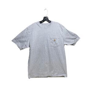 Carhartt Gray Original Fit Heavyweight L Pocket T-Shirt